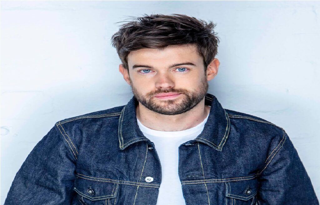 Picture of Actor Jake Whitehall with the image stretched horizontally.